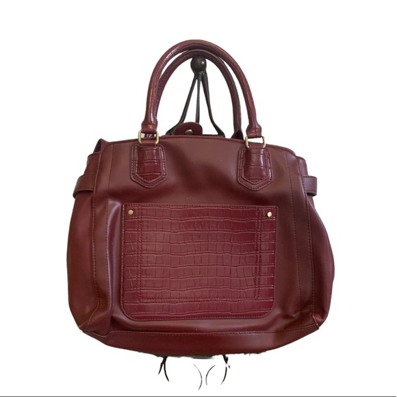 Handbags - Maroon handbag with long strap option